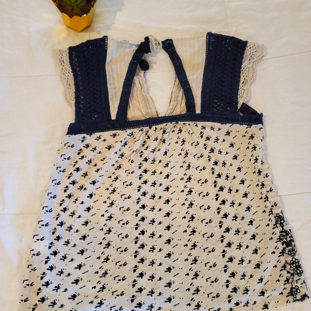 100% cotton Lucky‎ brand sleeveless lace blouse - Picture 6 of 6